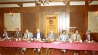 Seated at the Head Table (Charter meeting)